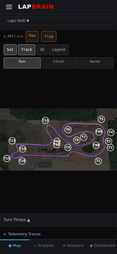 App screenshot: Corner detail